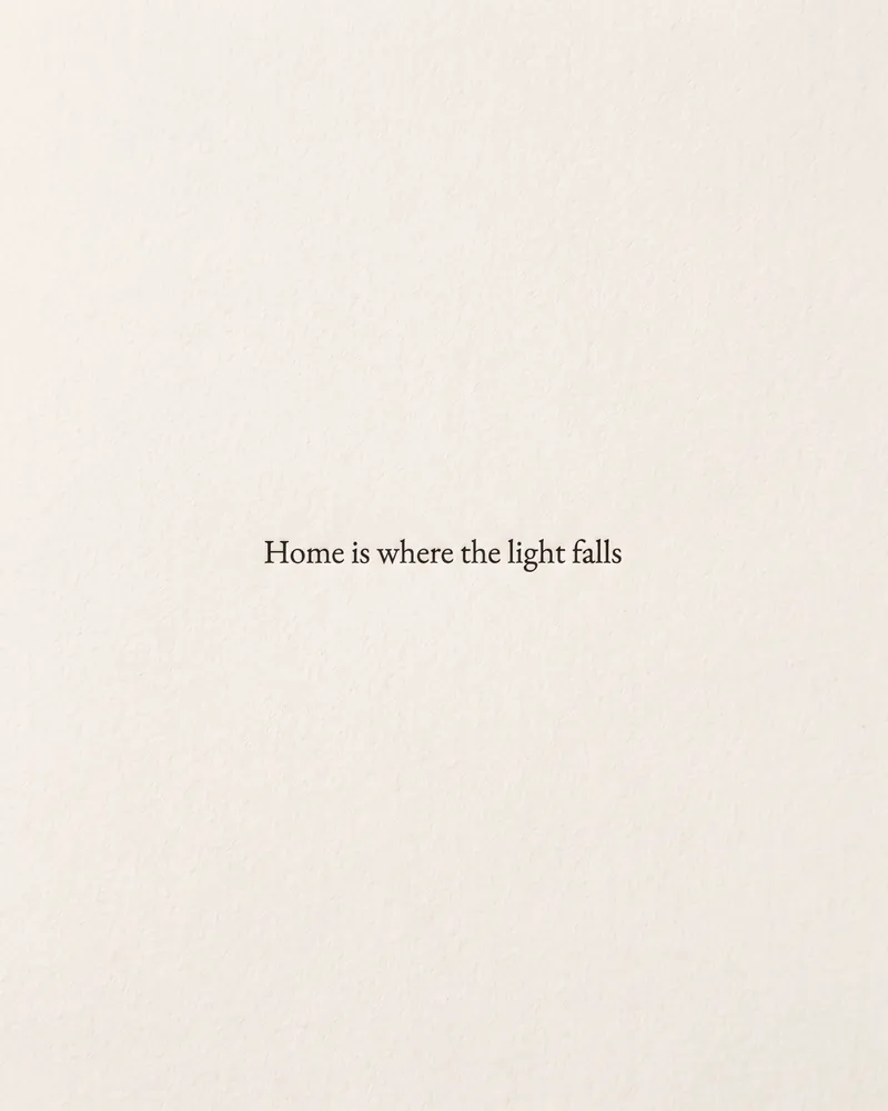 Quoted Line — A line of poetry, set with care