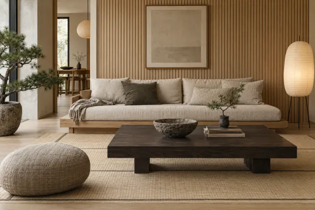 Japandi living room